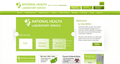 Desktop Screenshot of nhls.ac.za