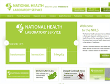 Tablet Screenshot of nhls.ac.za
